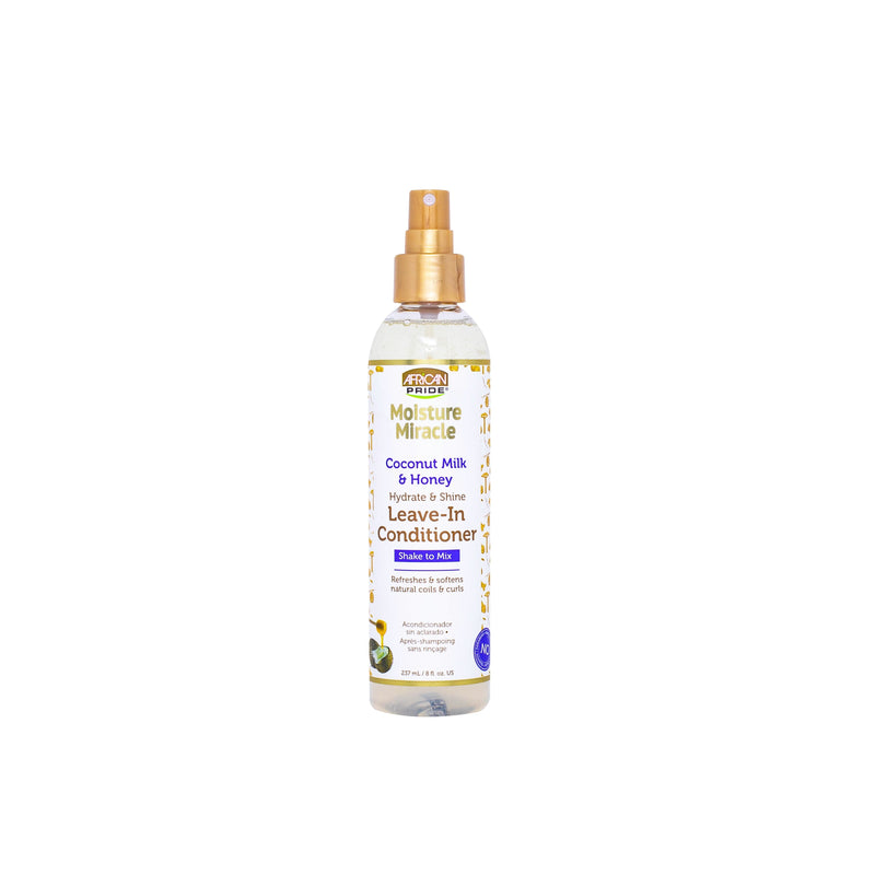 AFRICAN PRIDE MOISTURE MIRACLE COCO & HONEY LEAVE- IN - SOIN SANS RINÇAGE HYDRATANT-monssoin