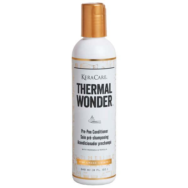 Keracare - Thermal Wonder Pré-poo conditioner soin pré-shampoing au Moringa et Marula 240 ml-monssoin