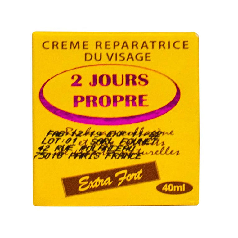 2 Jours Propre - Crème Réparatrice Du Visage - monssoin