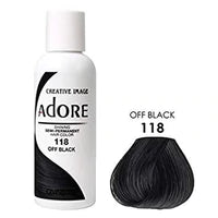Adore - Coloration Cheveux Semi Permanente Couleur Off Black 118
