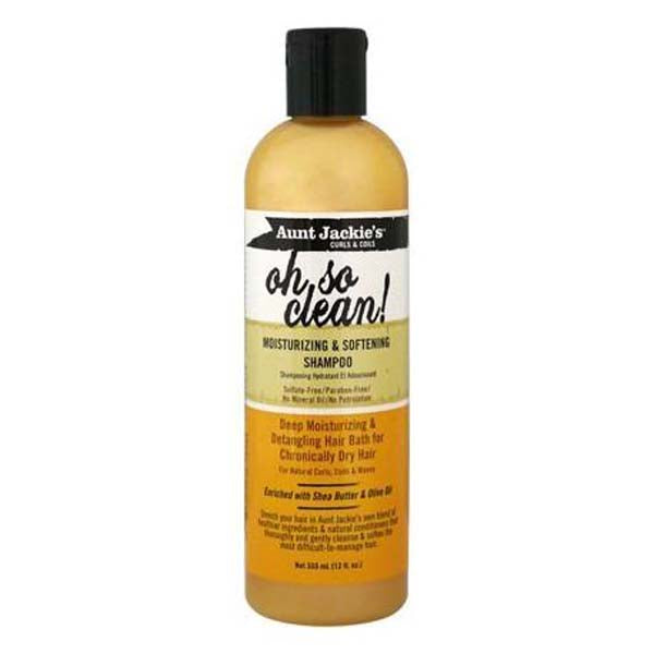 Aunt Jackie's Shampoo O' So Clean - Shampoing Bain Capillaire Démêlant Et Hydratant 355 ml-monssoin