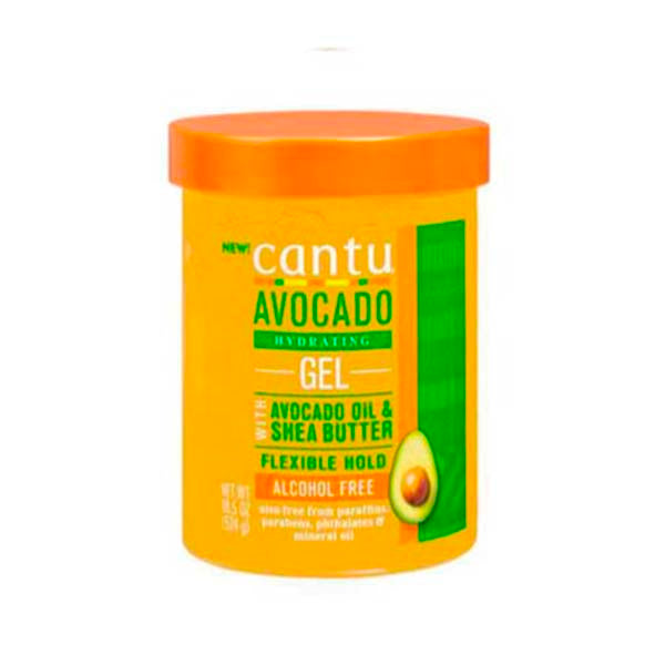Cantu Avocado Hydrating Gel - Gel coiffant hydratant à l'avocat sans alcool 524 g-monssoin