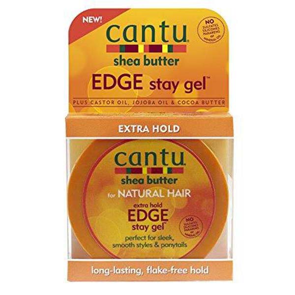 Cantu Shea Butter Natural Edge Styling Gel - Gel Coiffant Bordure Au Beurre De Karité 64 g-monssoin