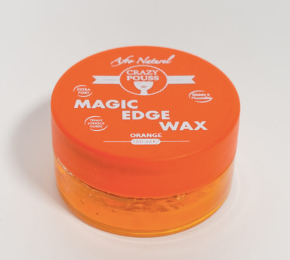 Afro naturel Crazy pouss - Magic Edge wax cire edge control orange tenue longue durée 150 ml-monssoin