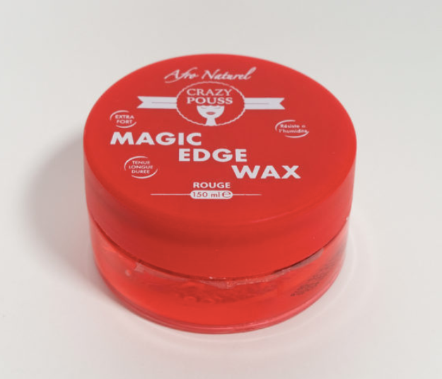 Afro naturel Crazy pouss - Magic Edge wax cire edge control Rouge tenue longue durée 150 ml-monssoin