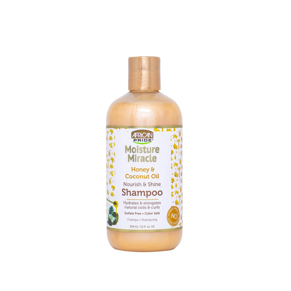 AFRICAN PRIDE MOISTURE MIRACLE -SHAMPOING HYDRATANT NOURRISSANT-monssoin