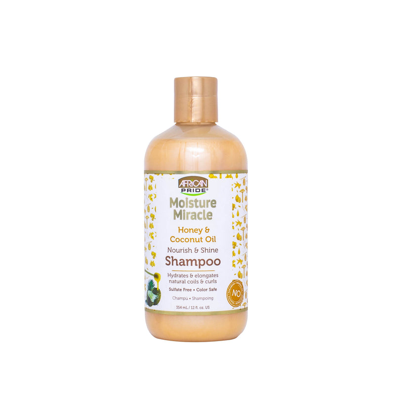 AFRICAN PRIDE MOISTURE MIRACLE -SHAMPOING HYDRATANT NOURRISSANT-monssoin