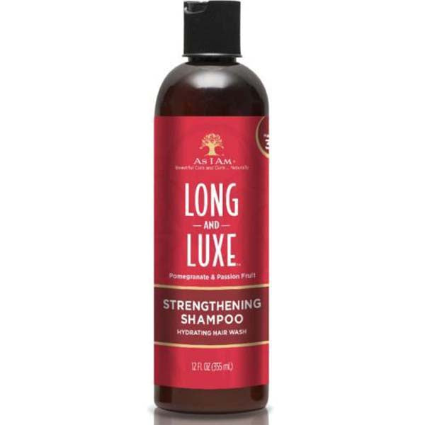 As I Am Long & Luxe Strengthening Shampoo - Shampoing fortifiant et hydratant 355 ml-monssoin