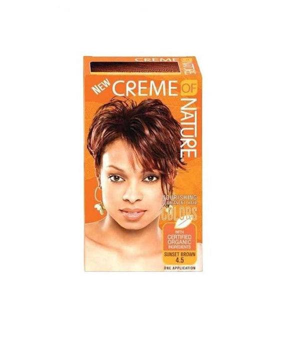 Creme Of Nature - Nourishing Permanent Colors - Sunset Brown-monssoin