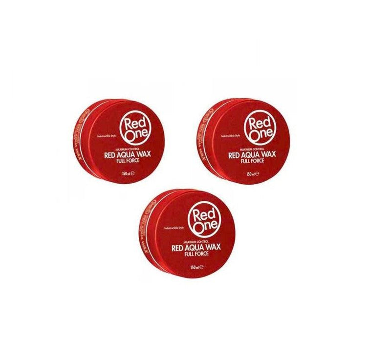 Pack Red One - Red Aqua Hair Wax Full Force - 3 Cires Coiffantes Forte Tenue 150Ml-monssoin