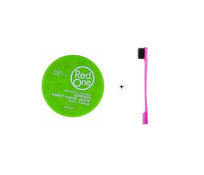 Pack Routine Baby Hair - 1 Cire Red One Vert Matte Wax + 1 Brosse Pour Baby Hair-monssoin