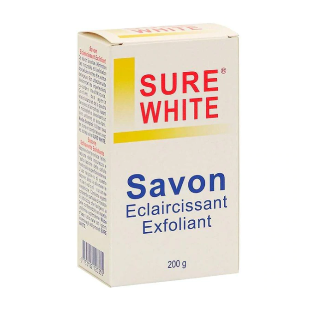 SURE WHITE SAVON ÉCLAIRCISSANT & EXFOLIANT-monssoin